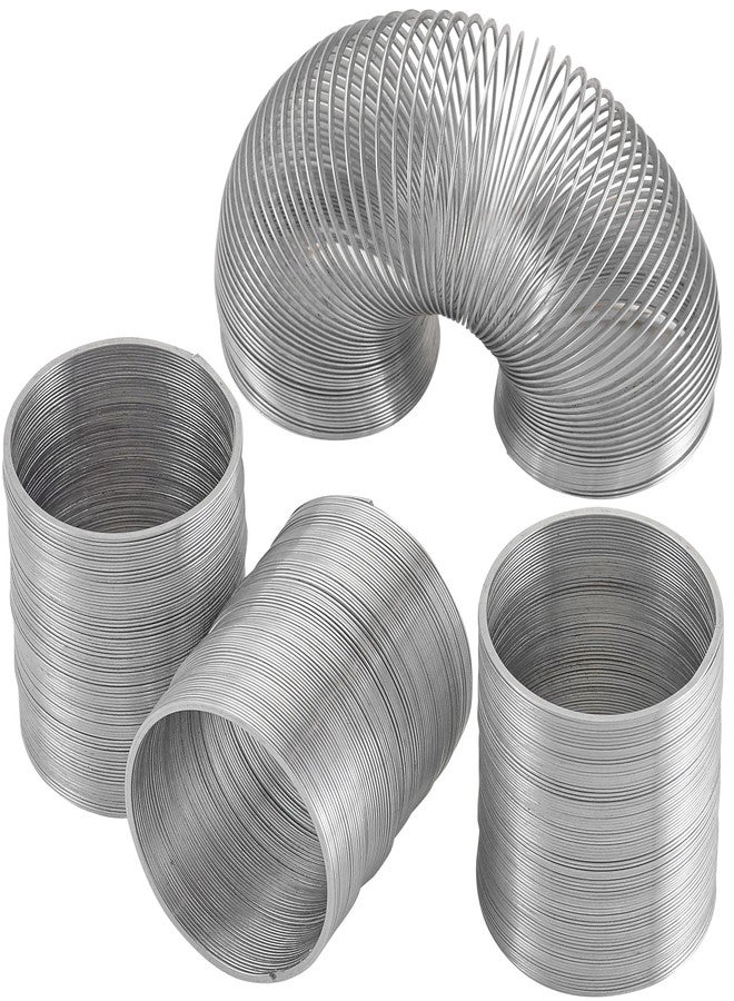 Playbees Original Metal Coil Slinky Spring Walking Toys 2-Set of 4-Ideal for Kids Teens &dults Novelty Prize Party Favor Great for Classroom Games Travel Activities Slinky Toy for Fun Deter Squirrel and Pests - Image 1